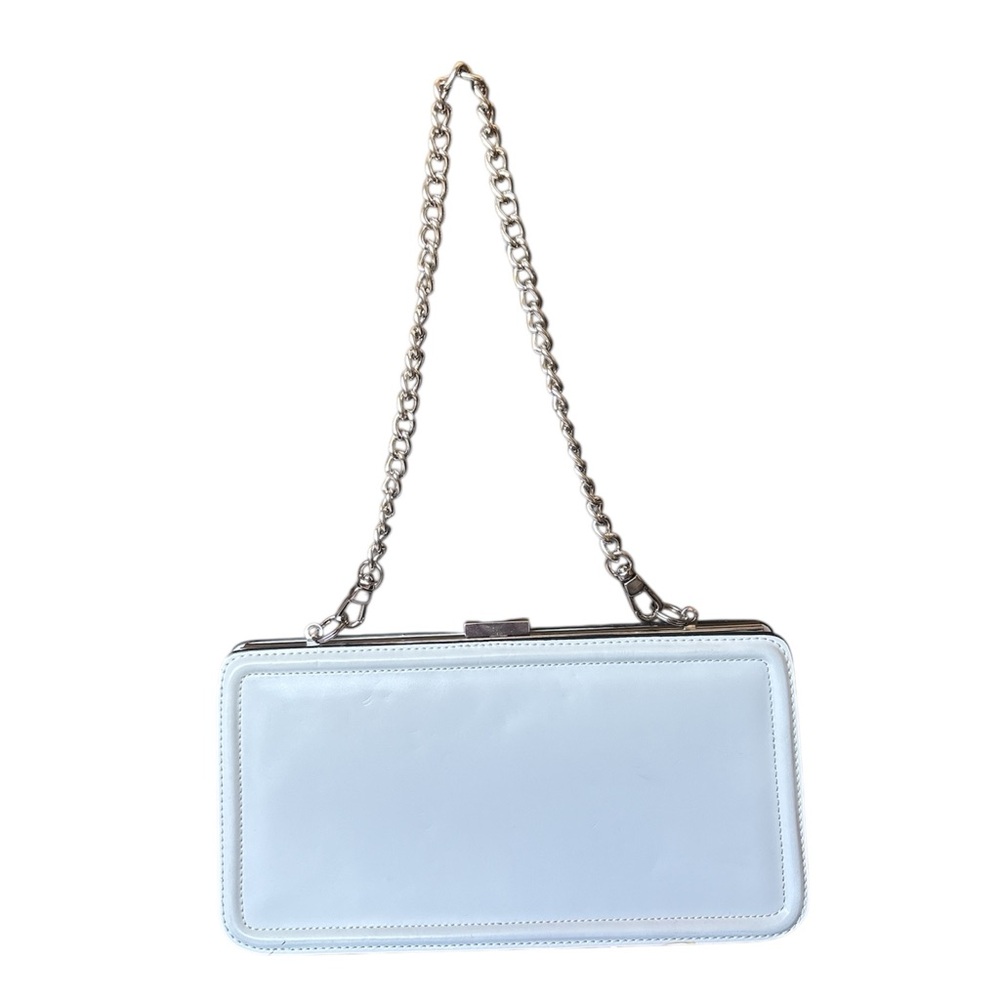 Cromia white clutch shoulder chain Handbag